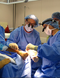 Dr. Leavitt in Surgery